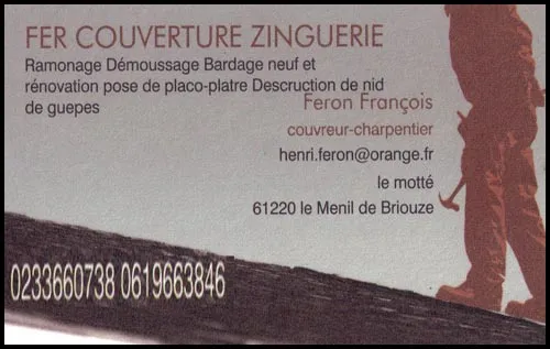 FER Couverture Zinguerie