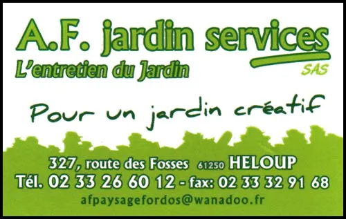 AF Jardin Services - Arnaud Fordos