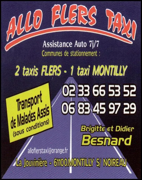 Allo Flers Taxi - Brigitte et Didier Besnard