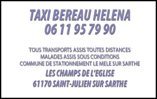 TAXI BEREAU HELENA
