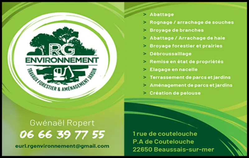 RG ENVIRONNEMENT - Gwenaël Ropert