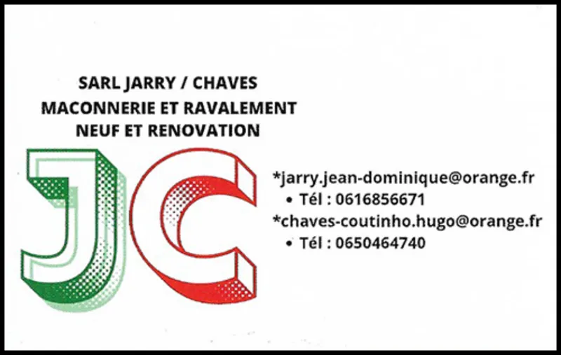 SARL JARRY-CHAVES MACONNERIE RAVALEMENT