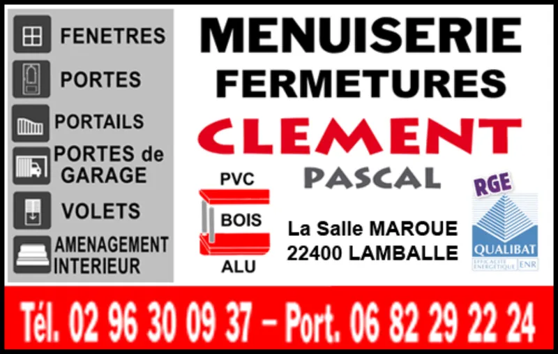 Menuiserie & Fermetures CLEMENT Pascal