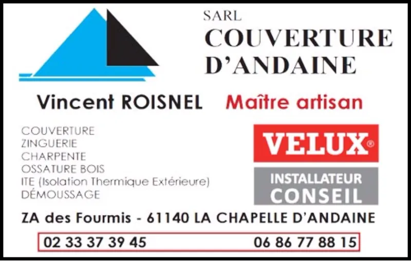 Couverture d'Andaine - Vincent Roisnel