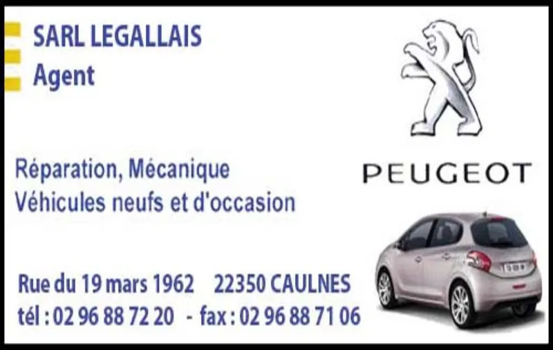 SARL LEGALLAIS - PEUGEOT