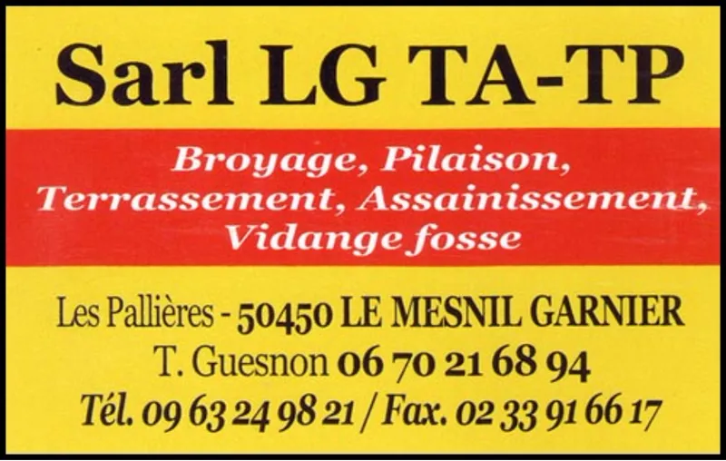 Sarl LG TA-TP - Thierry Guesnon