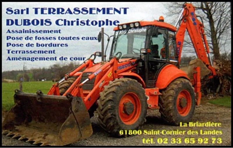 Terrassement DUBOIS Christophe S.A.R.L.