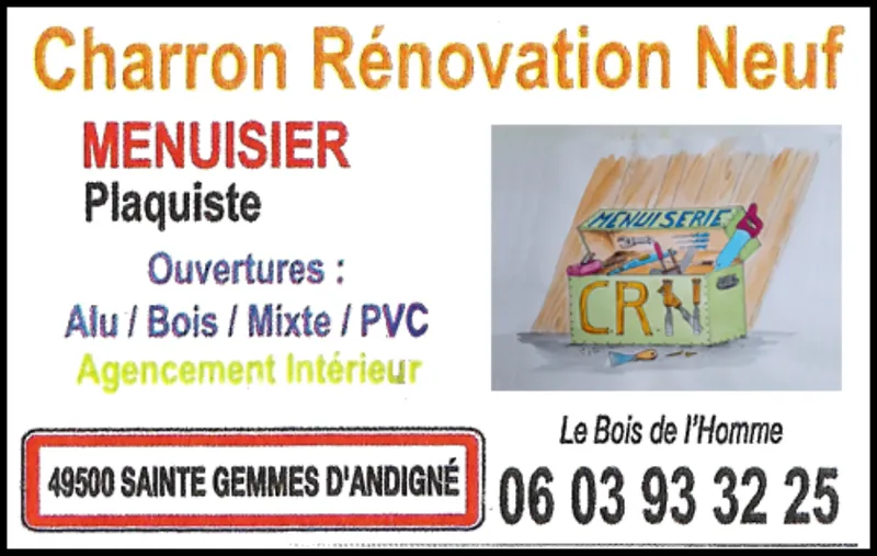 Menuiserie C.R.N. - CHARRON RENOVATION NEUF