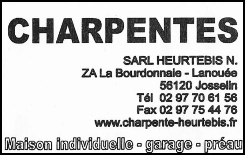 HEURTEBIS CHARPENTES - Nicolas Heurtebis