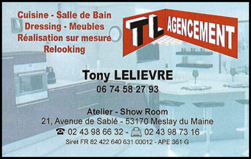 SARL TL Agencement - Tony Lelièvre