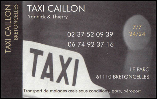 taxi caillon, taxis