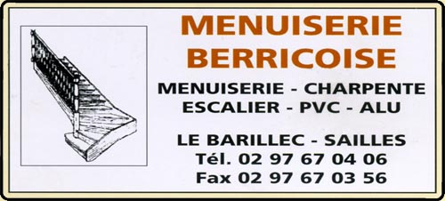 menuiserie berricoise - le barillec - sailles, charpente, menuiserie,escaliers, fermetures,
