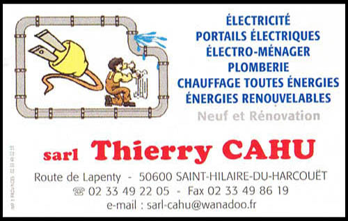 thierry cahu, électricité, chauffage, énergies renouvelables, électroménager,portails, plomberie