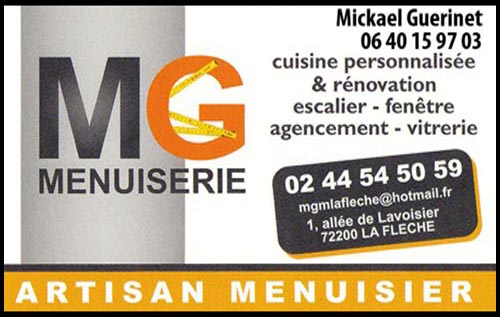 mg menuiserie - mickaël guerinet, agencement, menuiserie,escaliers, fermetures,cuisines,