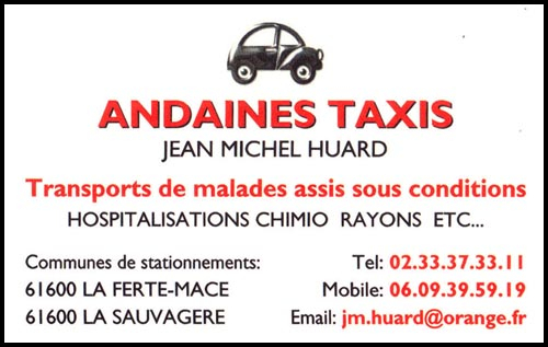andaines taxis - jean michel huard, , taxis,