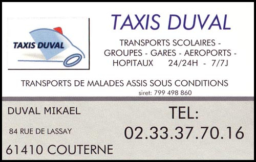 taxis duval - mikaël duval, taxis,