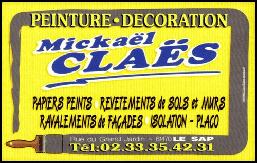 mickaël claes, cloisons sèches,isolation, revêtements de sols, peinture, ravalement, décoration, revêtements muraux, papiers peints,