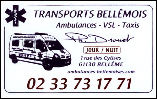 transports bellêmois, , taxis, ambulances,