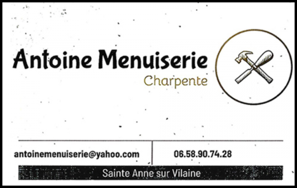 antoine menuiserie - charpente, menuiserie,charpente,charpente bois,charpente lamellé-collé,charpente traditionnelle,charpente maison individuelle,bardage,bardage bois,bardage tôle,bardage fundermax,ossature bois,isolation extérieure,bâtiments industriels,bâtiments agricoles,bâtiments d'élevage,bâtiments de stockage,bâtiments équins,carport,couverture fibro,couverture et bardage en bac acier,extensions bois,bac acier,terrasses bois,terrasse composite,charpente apparente,volets,portails,fenêtres,stores,isolation,portes,portes-fenêtres,portes de garage,menuiserie bois/pvc/alu,parquet,dressings,placards,aménagement intérieur,cloisons sèches,