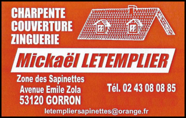 michaël letemplier, charpente,couverture,zinguerie,ramonage